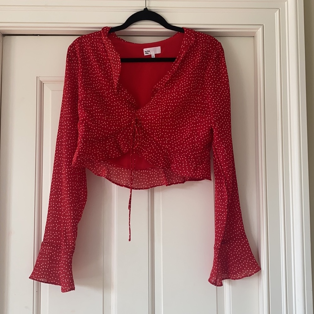 Revolve Tie Top